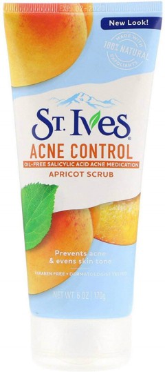 ST. IVES St. Ives, Apricot Scrub, Acne Control, 6 oz (170 g) (CARGO)
