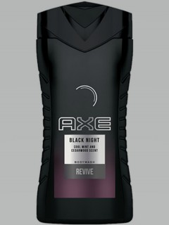 AXE Axe BLACK NIGHT Body Wash  250ml (mos) (CARGO)