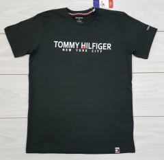 TOMMY - HILFIGER Mens T-Shirt (BLACK) (S - M - L - XL ) 