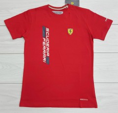 FERRARI Mens T-Shirt (RED) (S - M - L - XL )