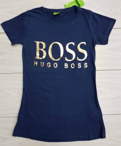 HUGO BOSS Ladies T-Shirt (NAVY) (S - M - L - XL) 