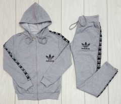 ADIDAS Ladies Turkey Hoody Set (GRAY) (M) 