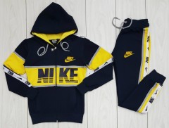 NIKE  Ladies Turkey Hoody Set (NAVY - YELLOW) (S) 