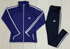 ADIDAS  Ladies Turkey Hoody Set (BLUE - NAVY) (M)