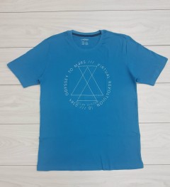 LIVERGY Mens T-Shirt (BLUE) (XS - S - M - L - XL)