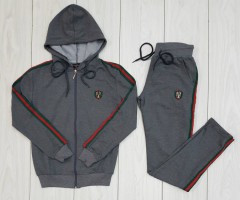 GUCCI   Ladies Turkey Hoody Set (DARK GRAY) (S - M - L - XL)
