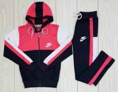 NIKE Ladies Turkey Hoody Set (PINK - BLACK) (M - L - XL) 