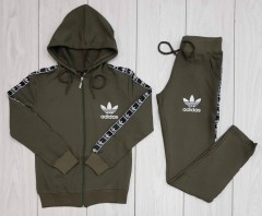 ADIDAS Ladies Turkey Hoody Set (GREEN) (S - M - L - XL) 