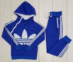 ADIDAS Ladies Turkey Hoody Set (BLUE) (S)