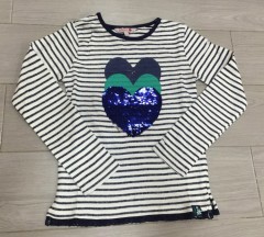 PM Girls Long Sleeved Shirt (PM) (3 to 14 Years)