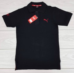 PUMA Mens Polo Shirt (BLACK) (S - M - L - XL - XXL)