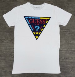 GUESS Mens T-Shirt (WHITE) (S - M - L - XL)