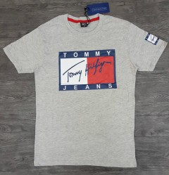 TOMMY HILFIGER Mens T-Shirt (GRAY) (S - M - L - XL)