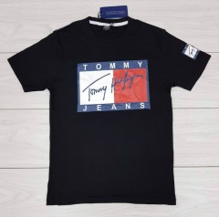TOMMY HILFIGER Mens T-Shirt (BLACK) (S - M - L - XL)