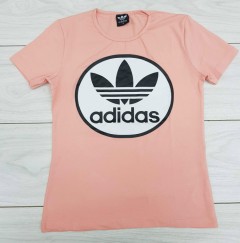 ADIDAS Ladies T-Shirt (LIGHT PINK) (S)