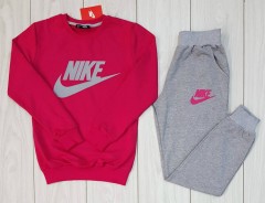 NIKE Ladies Turkey Full Sleeved Shirt And Pants (PINK - GRAY) (S - M - L - XL)