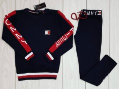 TOMMY HILFIGER Ladies Full Sleeved Shirt And Pants (NAVY) (S)