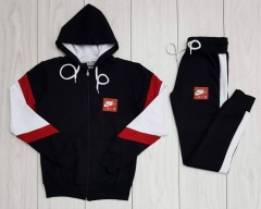 NIKE Ladies Turkey 2 Pcs Hoody + Pant (BLACK) (M - L - XL)