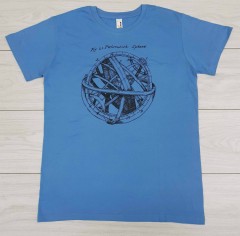 ALEX FOX Mens T-Shirt (BLUE) (S - M)