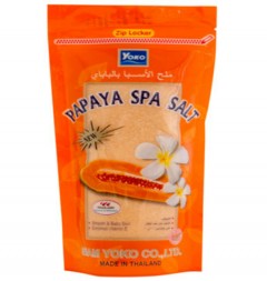 YOKO Spa Milk Salt Papaya Body Scrub (300g) For Whiter And Smoother Skin (MOS)