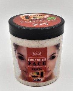 PRETTY COWRY Papaya Face And Body Scrub Cream 500ML (MOS)