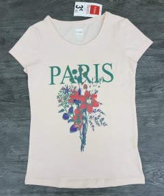 TISAIA Ladies T-Shirt (LIGHT PINK) (34 to 44)