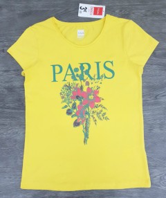 TISAIA Ladies T-Shirt (YELLOW) (42 to 44)