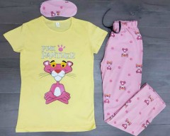 Turkey 3 Pcs Ladies Set  (YELLOW - PINK) (S - M - L -  XL ) 