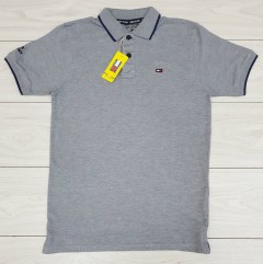 TOMMY HILFIGER Mens Polo Shirt (GRAY) (M - L - XL)