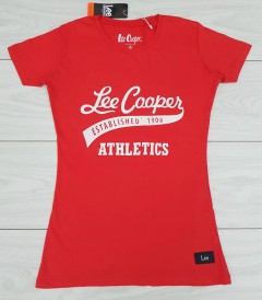 LEE COOPER Ladies T-Shirt (RED) (S - M - L - XL)