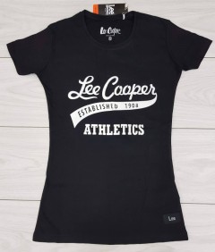 LEE COOPER Ladies T-Shirt (BLACK) (S - M - L - XL)
