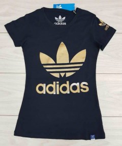 ADIDAS Ladies T-Shirt (NAVY) (S - M - L - XL)