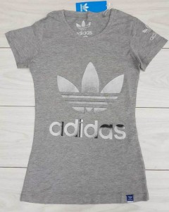 ADIDAS Ladies T-Shirt (GRAY) (S - M - L - XL)