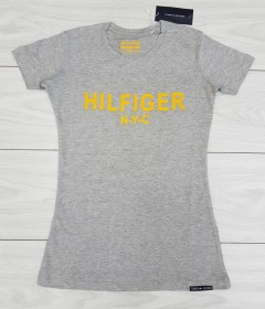 TOMMY HILFIGER Ladies T-Shirt (GRAY) (S - M - L - XL)