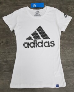 ADIDAS Ladies T-Shirt (WHITE) (S - M - L - XL)