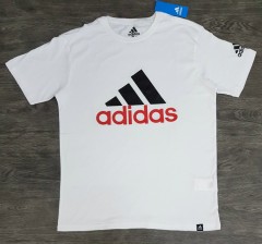 ADIDAS Mens T-Shirt (WHITE) (S - M - L - XL )