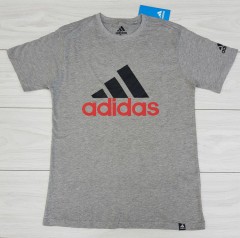 ADIDAS Mens T-Shirt (GRAY) (S - M - L )