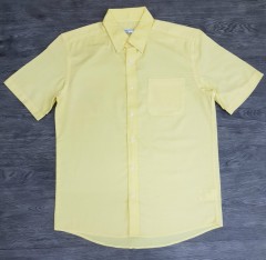 GEORGE  Mens Shirt (LIGHT YELLOW) (S - L - XL) 