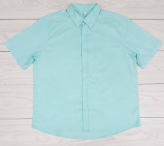 GEORGE Mens Shirt (LIGHT BLUE) (L)