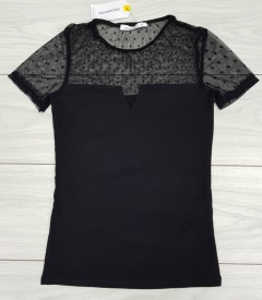 TERRANOVA Ladies T-Shirt (BLACK) (XS - M - L - XL)