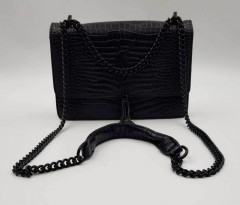 YSL PLAIN BLACK Bag (BLACK) (Os)