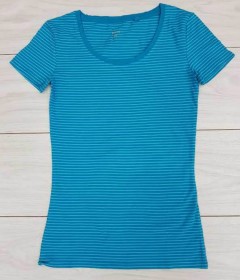 BASIC Ladies T-Shirt (BLUE) (XS - S - M - L - XL)