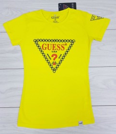 GUESS Ladies T-Shirt (YELLOW) (S - M - L - XL)