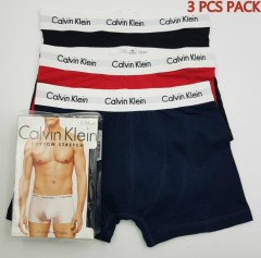 CALVIN KLEIN 3 Pcs Mens Boxer Shorts Pack (Random Color) (S - M - L - XL - XXL)