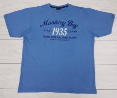 BASIC Mens T-Shirt (BLUE) (XXL)
