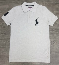 U.S. POLO ASSN Mens Polo Shirt (LIGHT GRAY) (S -L -  XL - XXL)