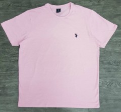 U.S. POLO ASSN Mens T-Shirt (LIGHT PINK) (L)