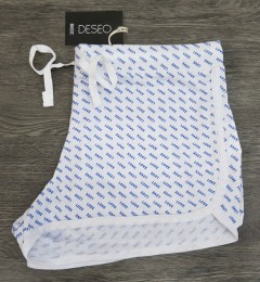 BASIC Ladies Short (WHITE - BLUE) (XL)