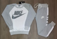 NIKE Ladies Turkey Full Sleeved Shirt And Pants (GRAY - WHITE) (S - M - L - XL)