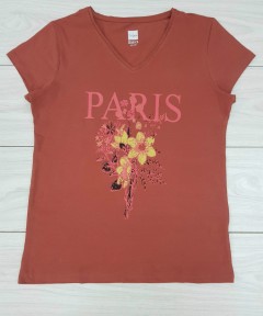 BASICS Ladies T-Shirt (DARK RED) (XXS - XS - S - M - L - XL - XXL)